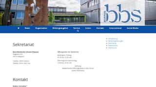 
                            4. Kontakt | Berufsbildende Schulen Meppen - BBS Meppen