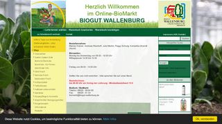 
                            9. Kontakt - BioGut Wallenburg von Kameke - Ihr Lieferservice für Bio ...