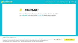 
                            5. Kontakt - BIOTHERM Club - Für dich nur das Beste