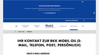 
                            7. Kontakt | BKK Mobil Oil