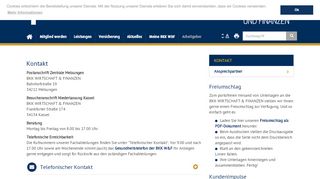 
                            3. Kontakt - BKK Wirtschaft & Finanzen | Ihre Krankenkasse