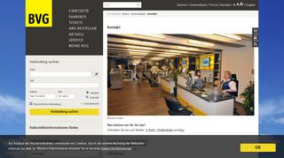 
                            11. Kontakt - BVG.de