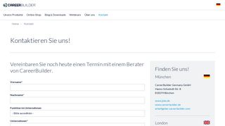 
                            12. Kontakt | CareerBuilder