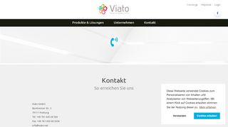 
                            3. Kontakt Channelmanager, Buchungsmaschine und ... - Viato GmbH