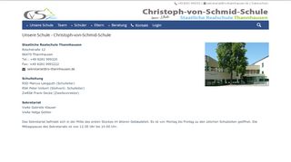 
                            12. Kontakt - Christoph-von-Schmid-Schule