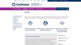 
                            5. Kontakt | Cochrane