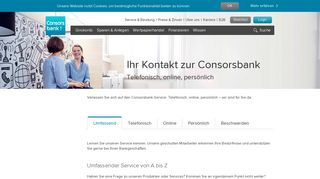 
                            12. Kontakt - Consorsbank