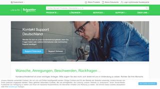 
                            13. Kontakt DE | Schneider Electric