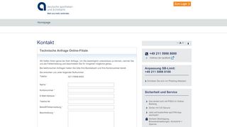 
                            7. Kontakt - Deutsche Apotheker- und Ärztebank eG Online-Filiale ...