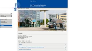 
                            12. Kontakt — Die Technische Fakultät