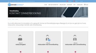 
                            8. Kontakt - DinnerBooking