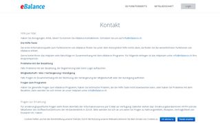 
                            5. Kontakt - eBalance - eBalance.ch