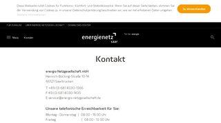 
                            3. Kontakt - energis-Netzgesellschaft mbH