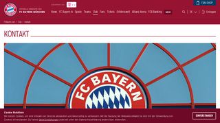 
                            2. Kontakt | FC Bayern München