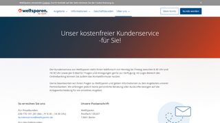 
                            2. Kontakt - Festgeld WeltSparen