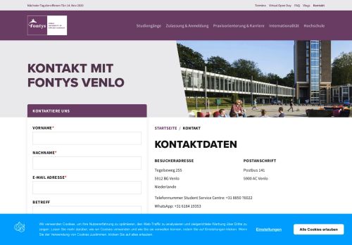 
                            4. Kontakt - Fontys venlo