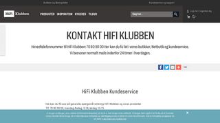 
                            11. Kontakt HiFi Klubben | HiFi Klubben