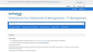 
                            1. Kontakt | Hochschule Fur Oekonomie & Management - IT ...