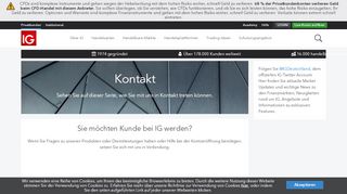 
                            5. Kontakt | IG - IG.com