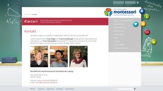 
                            2. Kontakt - im Montessori-Schulzentrum