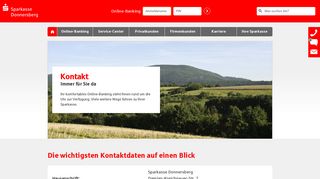 
                            11. Kontakt - Immer für Sie da - Sparkasse Donnersberg