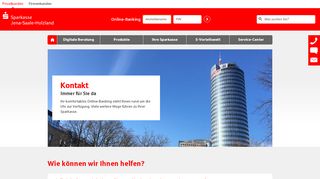 
                            10. Kontakt - Immer für Sie da - Sparkasse Jena-Saale-Holzland