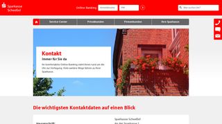 
                            5. Kontakt - Immer für Sie da - Sparkasse Scheeßel