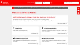 
                            8. Kontakt - Immer für Sie da - Sparkasse Wittenberg