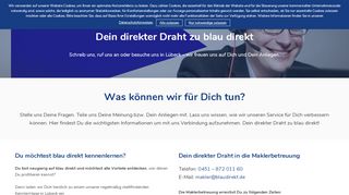 
                            5. Kontakt | Maklerpool blau direkt