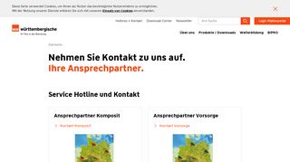 
                            3. Kontakt | Maklervertrieb Württembergische