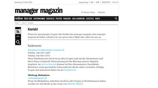 
                            13. Kontakt - manager magazin