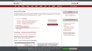 
                            4. Kontakt: MANZ infoDienste
