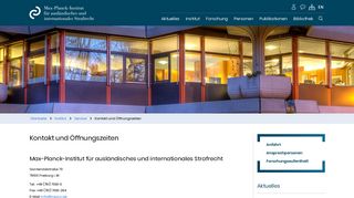 
                            12. Kontakt - Max-Planck-Institut für ausländisches und internationales ...