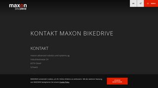 
                            11. Kontakt maxon BIKEDRIVE - maxon BIKEDRIVE