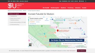 
                            11. Kontakt Medizinische Fakultät | Sigmund Freud PrivatUniversität