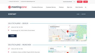 
                            7. Kontakt MeetingZone