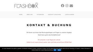 
                            11. Kontakt » Mobile-Flashbox – PhotoBooth Spaß in Kiel, Neumünster ...