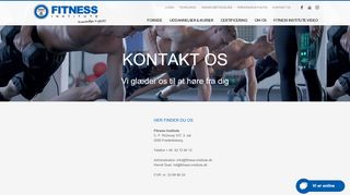 
                            5. Kontakt os - Fitness Institute