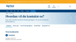 
                            4. Kontakt os hos Agria Dyreforsikring - Agria Dyreforsikring