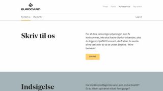 
                            7. Kontakt os, hvis du har spørgsmål til dit Eurocard