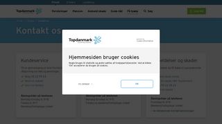 
                            6. Kontakt os | Privat kundeservice | Find kontaktoplysninger - TopDanmark