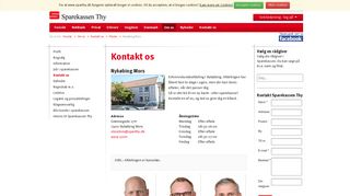 
                            12. Kontakt os - Sparekassen Thy