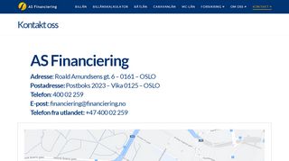 
                            5. Kontakt oss - AS Financiering