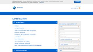 
                            7. Kontakt - Service Aral