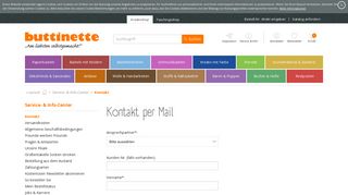
                            7. Kontakt Service- & Info-Center : buttinette Bastelshop
