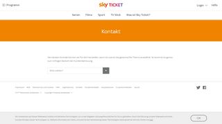 
                            1. Kontakt | Sky Ticket