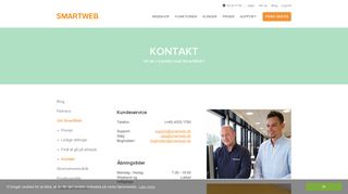 
                            6. Kontakt SmartWeb » Vil du i kontakt med os?