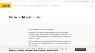 
                            10. Kontakt - Sonstige Fragen - Kundencenter / Login - Die Post