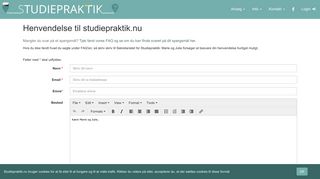 
                            8. Kontakt - StudiePraktik