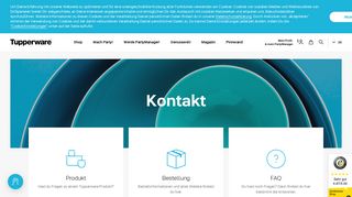 
                            9. Kontakt | Support | Customer Service | Tupperware